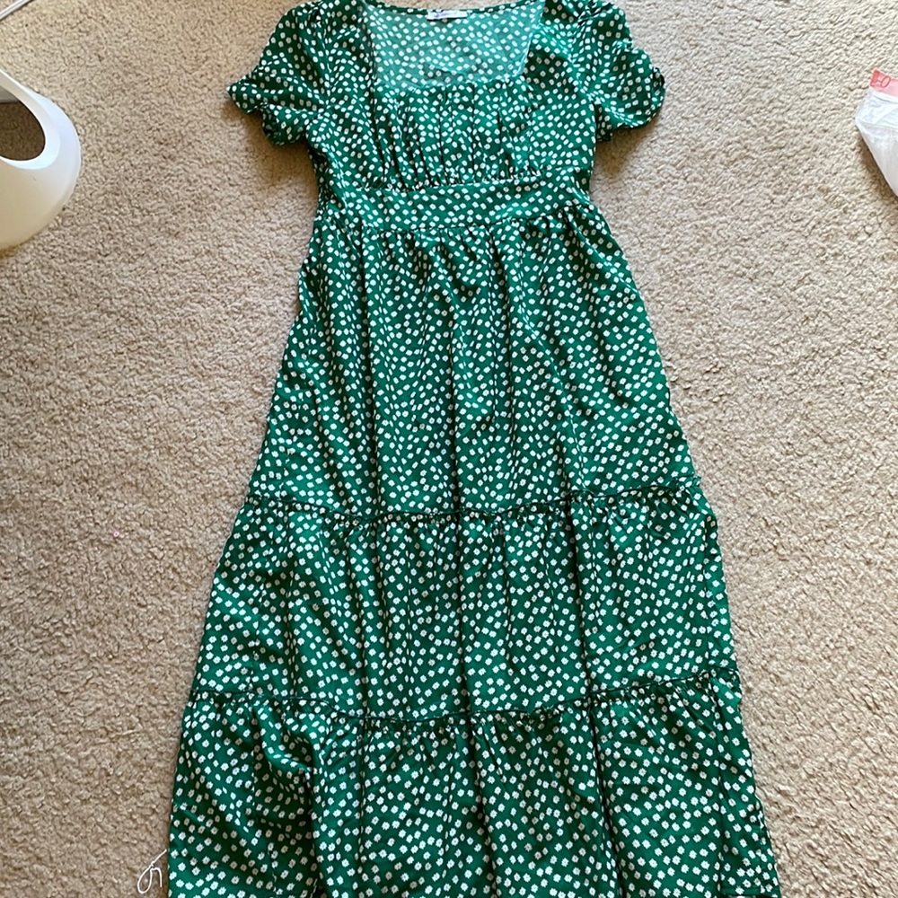 Cupshe green M floral dress